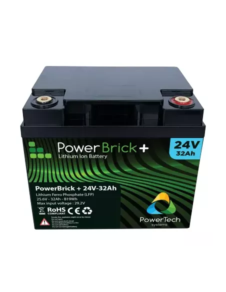 Batterie Lithium PowerBrick 24V 32Ah 819Wh