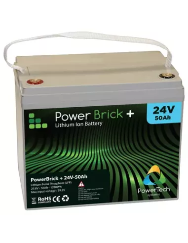 Batterie Lithium PowerBrick 24V 50Ah 1280Wh