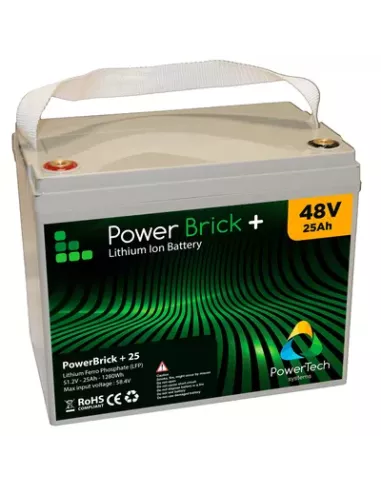 Batterie Lithium PowerBrick 48V 25Ah 1280Wh