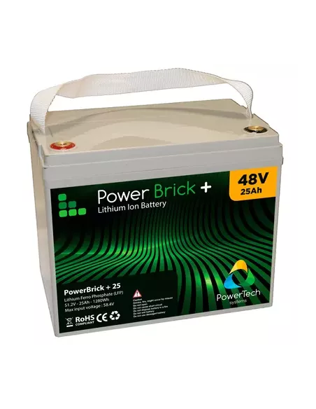 Batterie Lithium PowerBrick 48V 25Ah 1280Wh