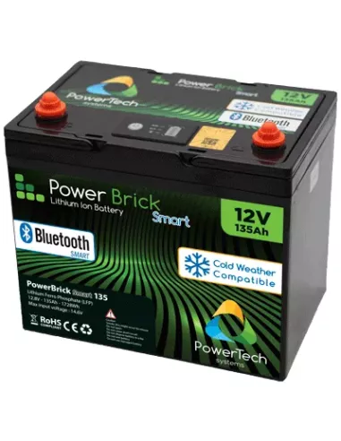 Batterie Lithium PowerBrick Smart + Heater 12V 135Ah 1728Wh
