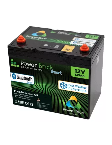 Batterie Lithium PowerBrick Smart + Heater 12V 135Ah 1728Wh