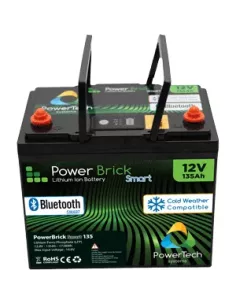 Batterie Lithium PowerBrick Smart + Heater 12V 135Ah 1728Wh 2