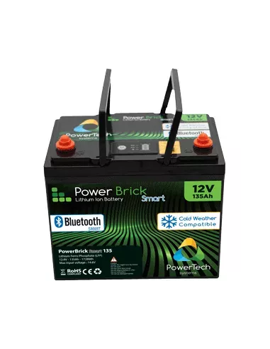 Batterie Lithium PowerBrick Smart + Heater 12V 135Ah 1728Wh