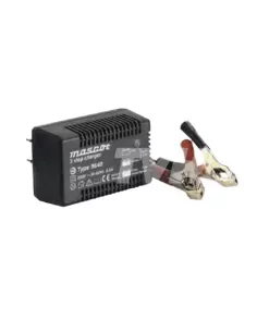 Chargeur de batterie Plomb MASCOT 9640 12V 2,7 A avec pinces croco