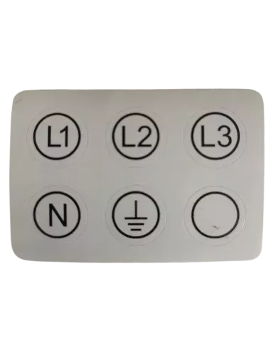 Bloc de distribution unipolaire 80A (étiquettes)