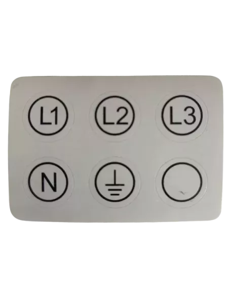 Bloc de distribution unipolaire 250A (étiquettes)