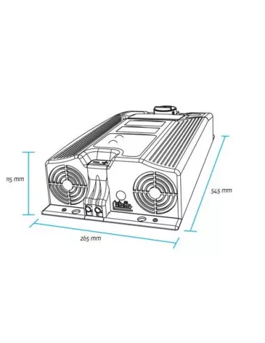 Dessin Chargeur de batterie ZIVAN NG5 CAN 24V 120A