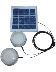 Kit solaire éclairage 2 lampes 3 W SOLTYS 2