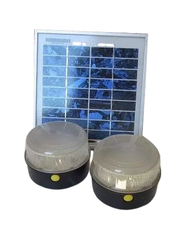 Kit solaire éclairage 2 lampes 3 W SOLTYS