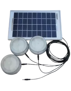 Kit solaire éclairage 5 W 3 lampes SOLTYS 2