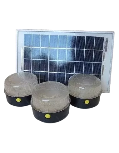 Kit solaire éclairage 5 W 3 lampes SOLTYS