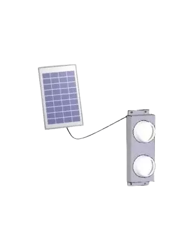 Module éclairage solaire 2 lampes SOLTYS
