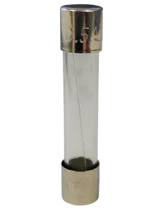 Fusible cylindrique en verre 6.3 x 32 0.5 A
