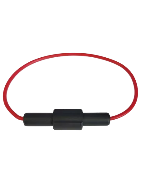Porte fusible cylindrique en verre 6.3 x 32