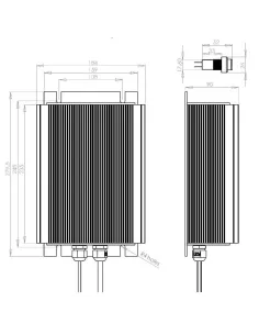 Chargeur de batterie SPE HF2UIPFC small 48V 17A 2
