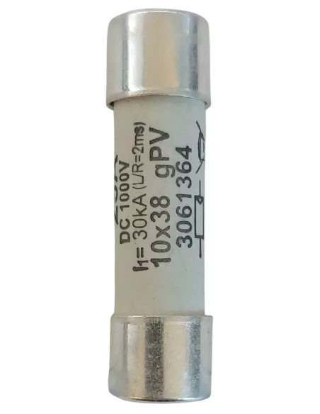 Fusible cylindrique 10x38 gPV 25 A pour installation photovoltaïque