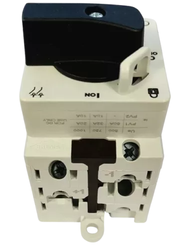 Interrupteur sectionneur bipolaire DC 500 V 50 A UNIPVSWITCH  UNITECK