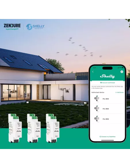 3 Shelly Pro 3EM - 120 A