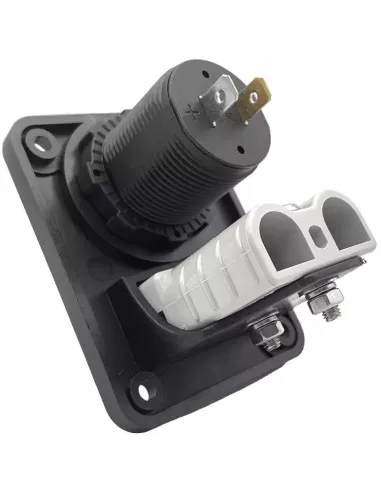 Cadre d'installation pour  prise Anderson et prise double USB 12 / 24 V (vue de dos)