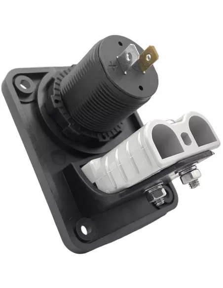 Cadre d'installation pour  prise Anderson et prise double USB 12 / 24 V (vue de dos)