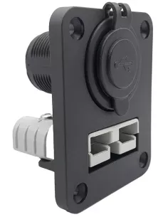 Cadre d'installation pour  prise Anderson et prise double USB 12 / 24 V 2