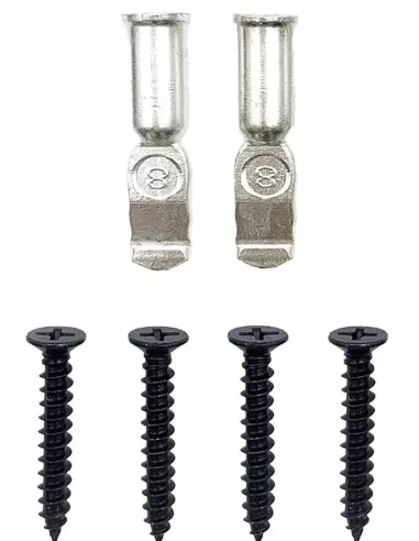 Cadre d'installation pour  prise Anderson et prise double USB 12 / 24 V connectique et vis