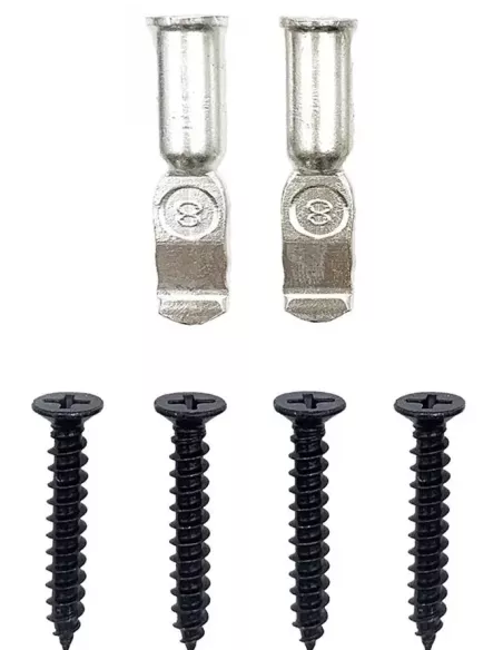 Cadre d'installation pour  prise Anderson et prise double USB 12 / 24 V connectique et vis