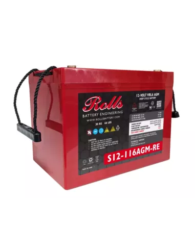 Batterie ROLLS AGM S12-116AGM-RE 12V 105Ah C20