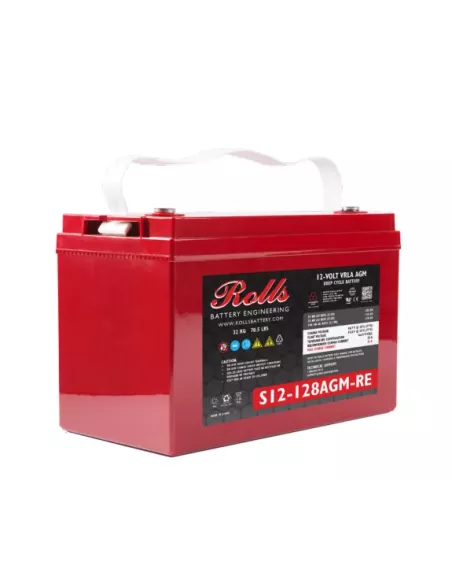 ROLLS AGM S12-128AGM-RE 12V 115 Ah C20