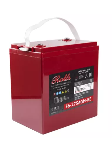 Batterie ROLLS AGM S6-275 AGM-RE 6V 250 Ah C20