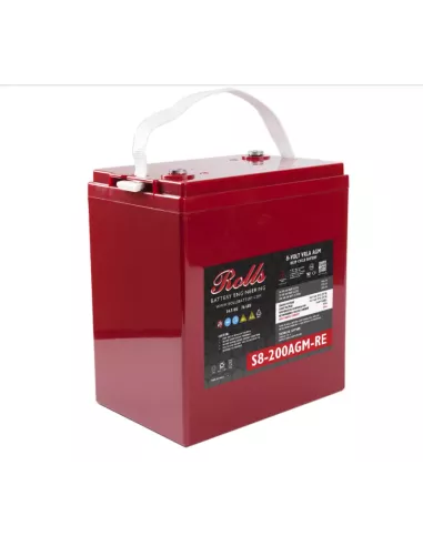 Batterie Rolls AGM S8-200AGM-RE 6V 170 Ah C20