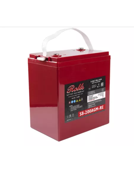 Batterie Rolls AGM S8-200AGM-RE 6V 170 Ah C20