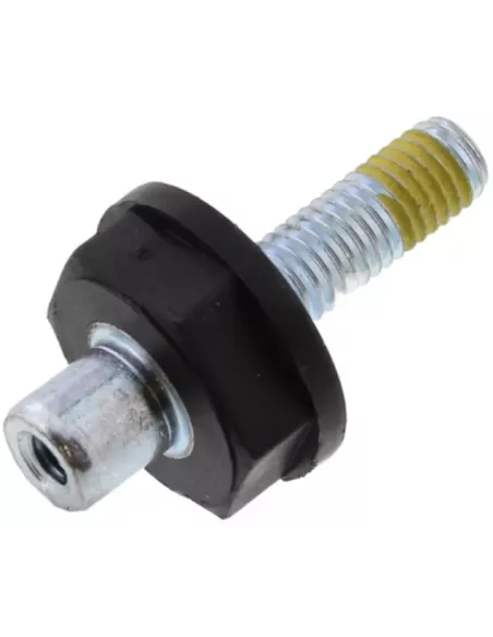 Boulon noir M8 pour connexions vissées 22 mm avec contact auxiliaire, visserie M5