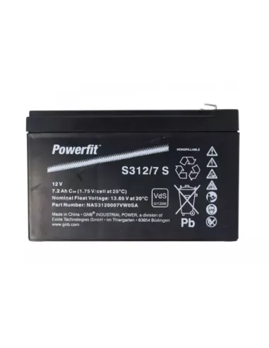 Batterie Exide Powerfit S312/ 7 S 12V 7Ah