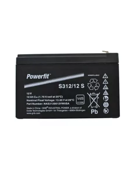 Batterie Exide Powerfit S312/ 12 S 12V 12Ah