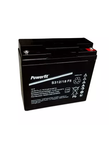 Batterie Exide Powerfit S312/ 18 F5 12V 18 Ah