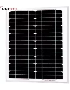 Panneau solaire monocristallin 10W 12V UNITECK 2