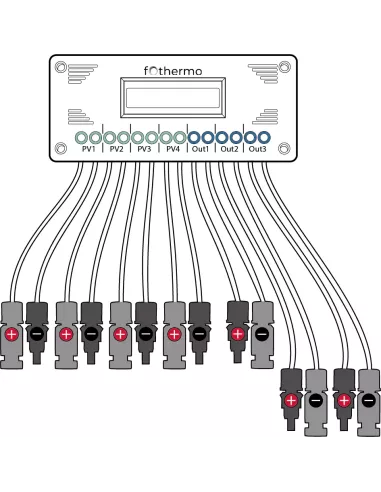 Boitier de communication pour chauffe-eau Fothermo (schéma)