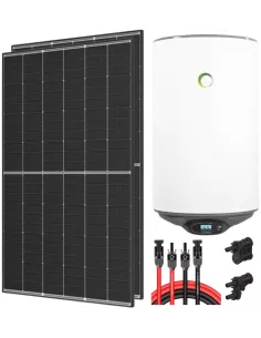 Kit solaire 1000 W avec chauffe-eau 80L FOTHERMO HYBRIDE
