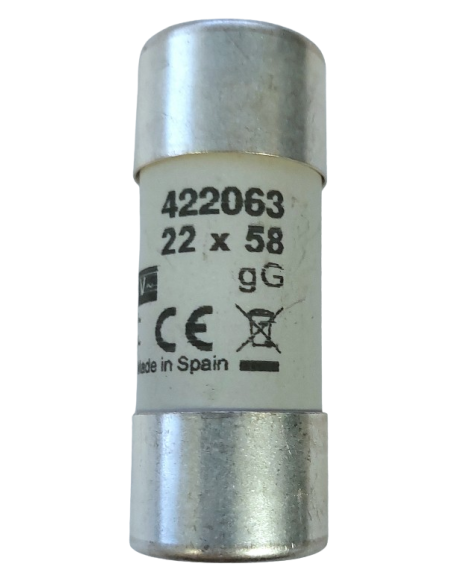 Fusible cylindrique 22X58 gG 63A DF Electric