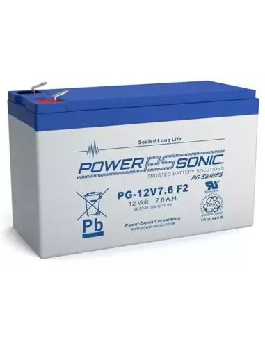 Batterie Power Sonic PG-12V7.6 12 V 7.6 Ah