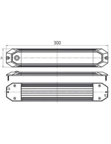 Réglette EM-LED800PIR