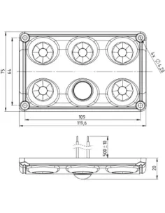 Plafonnier LED PL900PIR 2