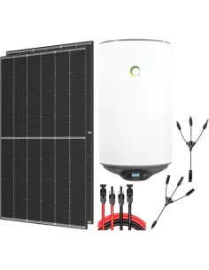 Kit solaire 1500 W avec chauffe-eau 80L FOTHERMO HYBRIDE