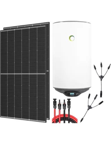 Kit solaire 1500 W avec chauffe-eau 80L FOTHERMO HYBRIDE