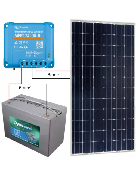 Kit solaire 175 W 12 V (Schéma)