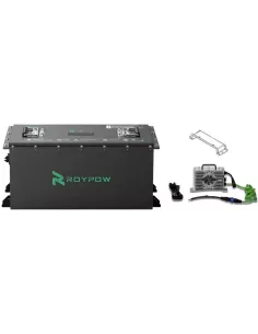 Kit batterie lithium + chargeur pour voiture de golf Roypow S51105P-A 48V 105Ah