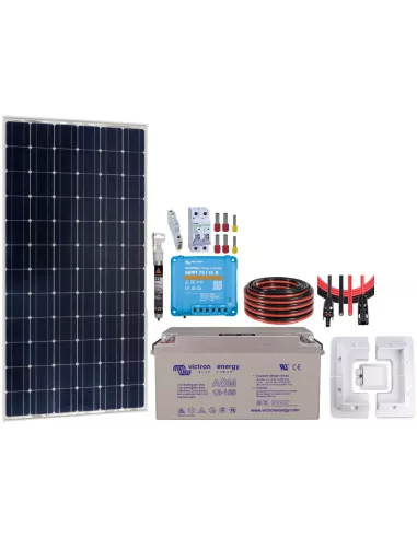 Kit solaire pour camping car 175 W 12 V avec batterie Victron
