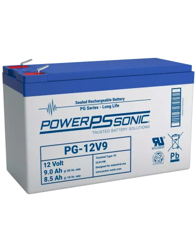 Batterie Power Sonic PG-12V9 12 V 9 Ah